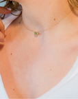 HÉRITAGE · PENDANT IN GOLD WITH BIRTHSTONE