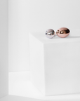 COCOON DOUBLE OVAL Ring. Limited Edition rose gold and silver
