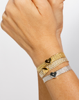 LES AMOURS SFIFA BRACELET· SILVER AND DIAMOND