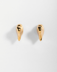 Bitten Heart earring in gold vermeil crafted from recycled sterling silver by Carlota Guardia Jewelry