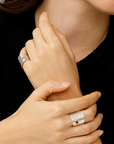 REPTILIA RING · SILVER AND NATURAL STONES