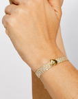 LES AMOURS SFIFA BRACELET· VERMEIL AND DIAMOND