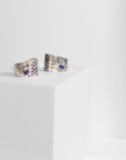REPTILIA EARRINGS · SILVER AND NATURAL GEMSTONES