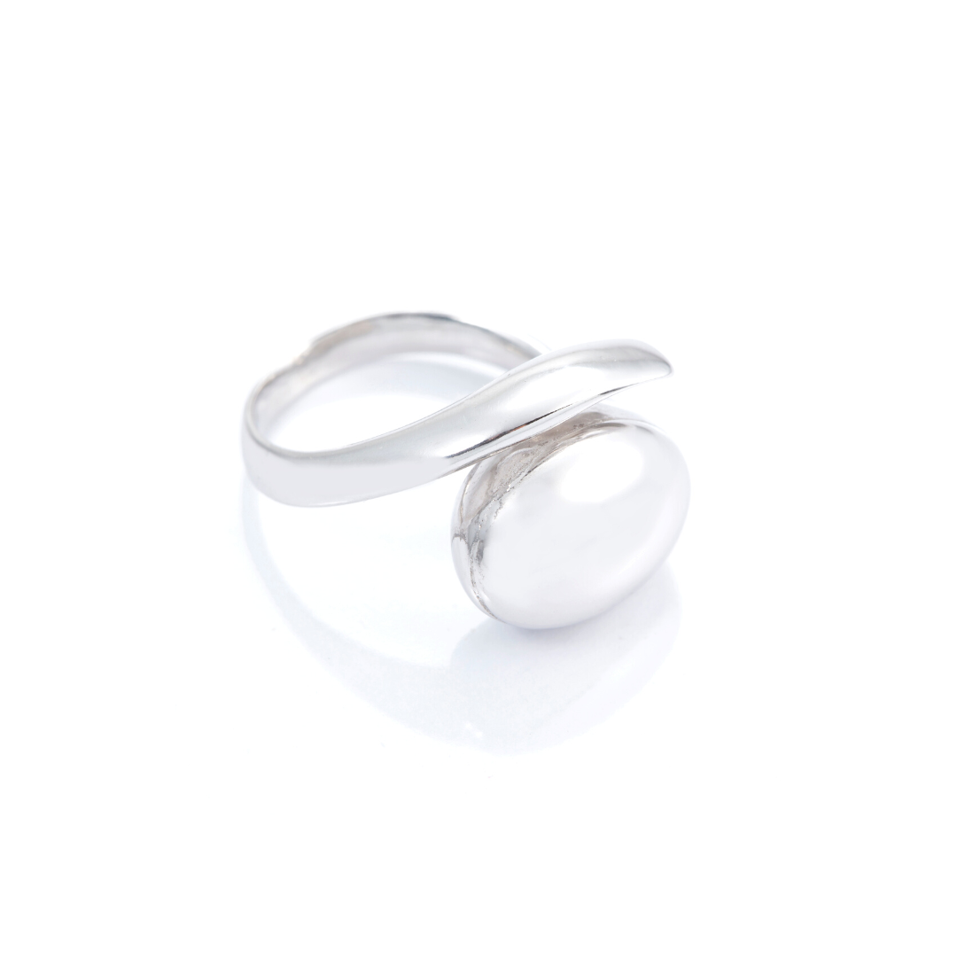 SNAKE RING · SILVER AND GOLD