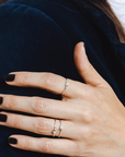SELF-LOVE RING · SILVER AND DIAMOND